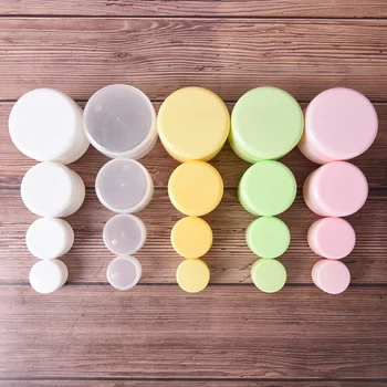 

10g/20g/50g/100g Plastic Portable Empty Jars Pots Pill Case Travel Home Medical Drugs Medicine Boxes Tablet Empty Container