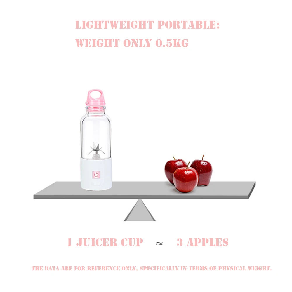  Juicing Cup Mini Portable Electric Juicer Automatic Fruit and Vegetable Multifunctional Juicer Hous