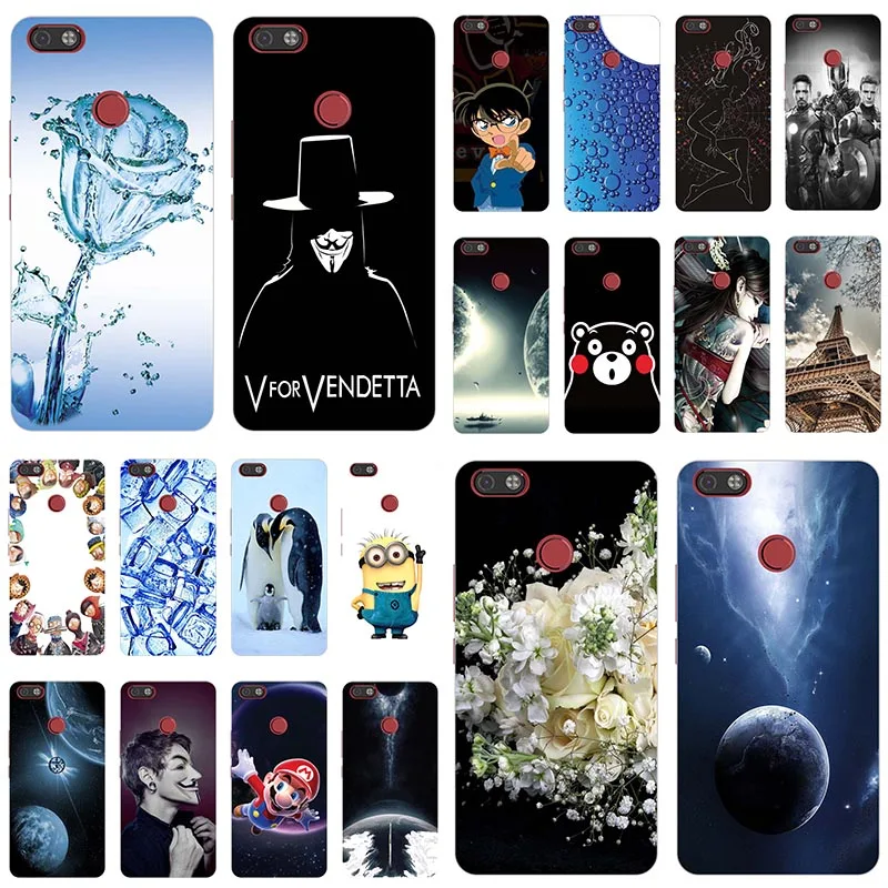 

Soft TPU Cases For Tecno Camon X Pro CA8 X CA7 6.0" Case Cover Soft Silicone Print Rose Wolf Cute Patterned Case Fundas Para