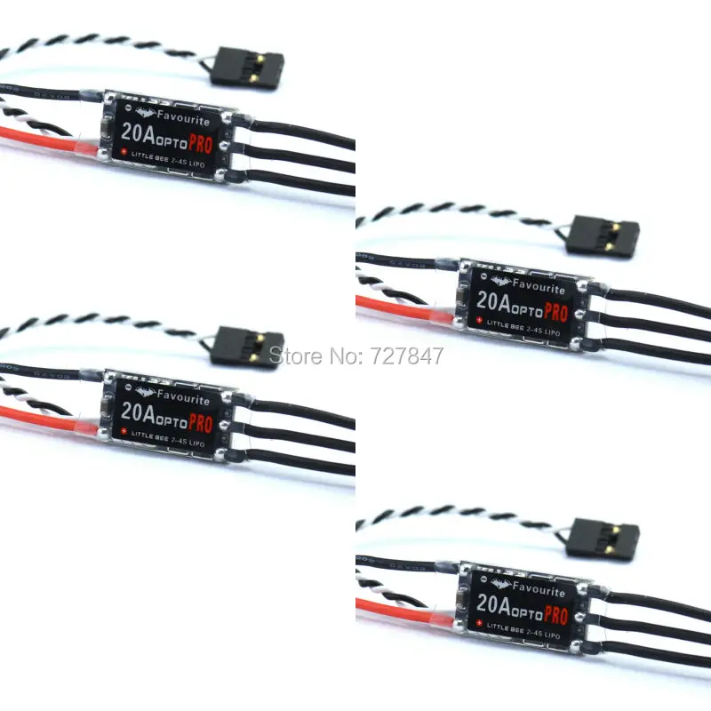 Original Favourite FVT LittleBee 20A OPTO PRO ESC BLHeli 2-4S Supports OneShot125 For RC Helicopter Quadcopter