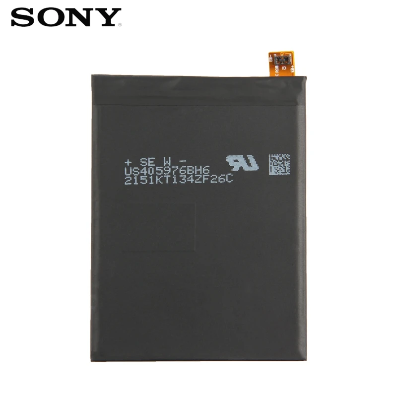 Оригинальная сменная батарея sony LIS1593ERPC для sony Xperia Z5 E6633 E6653 E6603 E6883 E6683, настоящая батарея для телефона 2900 мАч