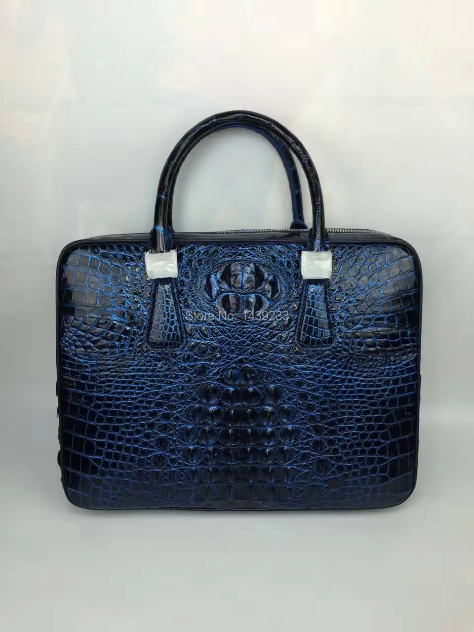 100% подлинная крокодиловой кожи портфель мужчины сумку для ноутбука роскошные aligator кожа кожа мужчины деловая сумка красочный 14 inch
