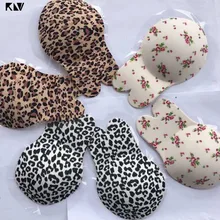 2 шт./пара Для женщин милые заячьи ушки невидимый бюстгальтер с эффектом лифтинга груди наклейки дышащая био-силиконовые накладки на соски против обвисания груди площадку