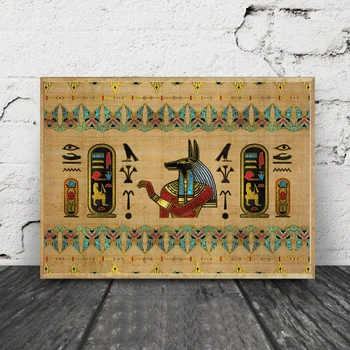 

Egyptian Ornaments on papyrus Art Canvas Poster Super hero Home Decor 12x18 24x36inch