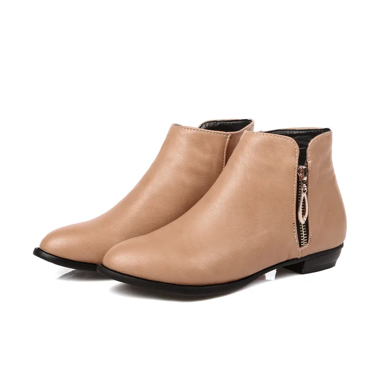 

Big size 34-45 New Round Toe Buckle Boots for Women Sexy Ankle Boots Fashion warm Winter Spring Autumn Casual Shoes C104