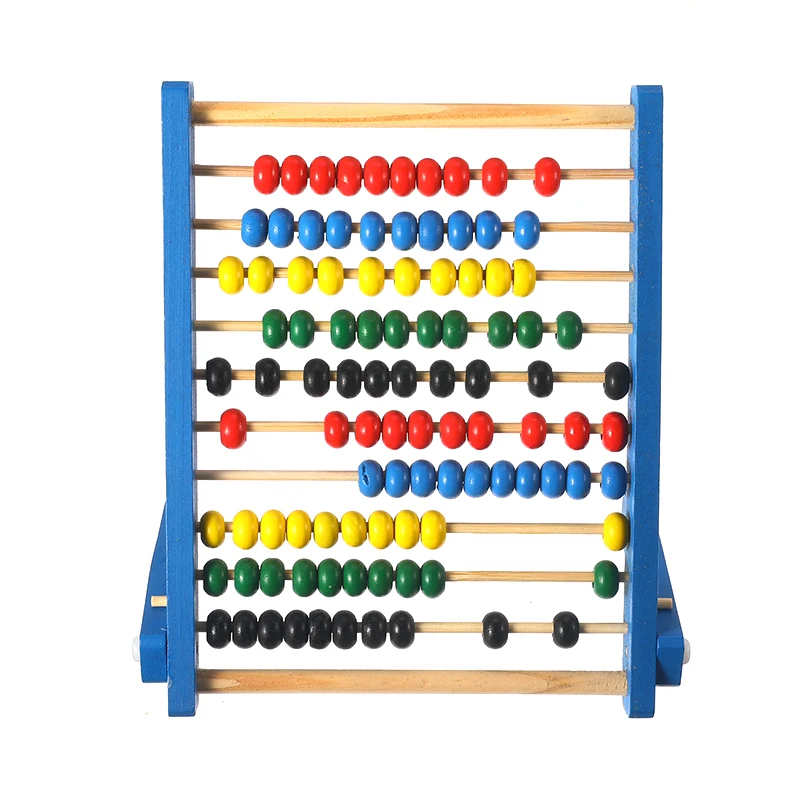 

Kids Baby Wooden Toy Small Abacus Handcrafted Educational Toys Children's Calculating Beads Early Learning