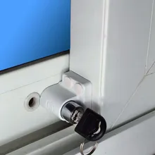 Hot 10PCS Window shield sliding window locks aluminum steel window locks security locks doors anti-theft lock bolt lock CP375 lhx cmms232 hardware steel sliding interior door lock glass window professional security locks cerradura