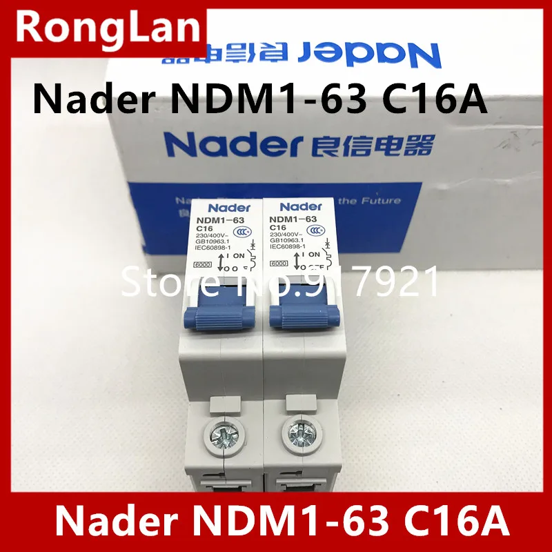 The letter Nader circuit breaker leakage protection air switch NDM1 63