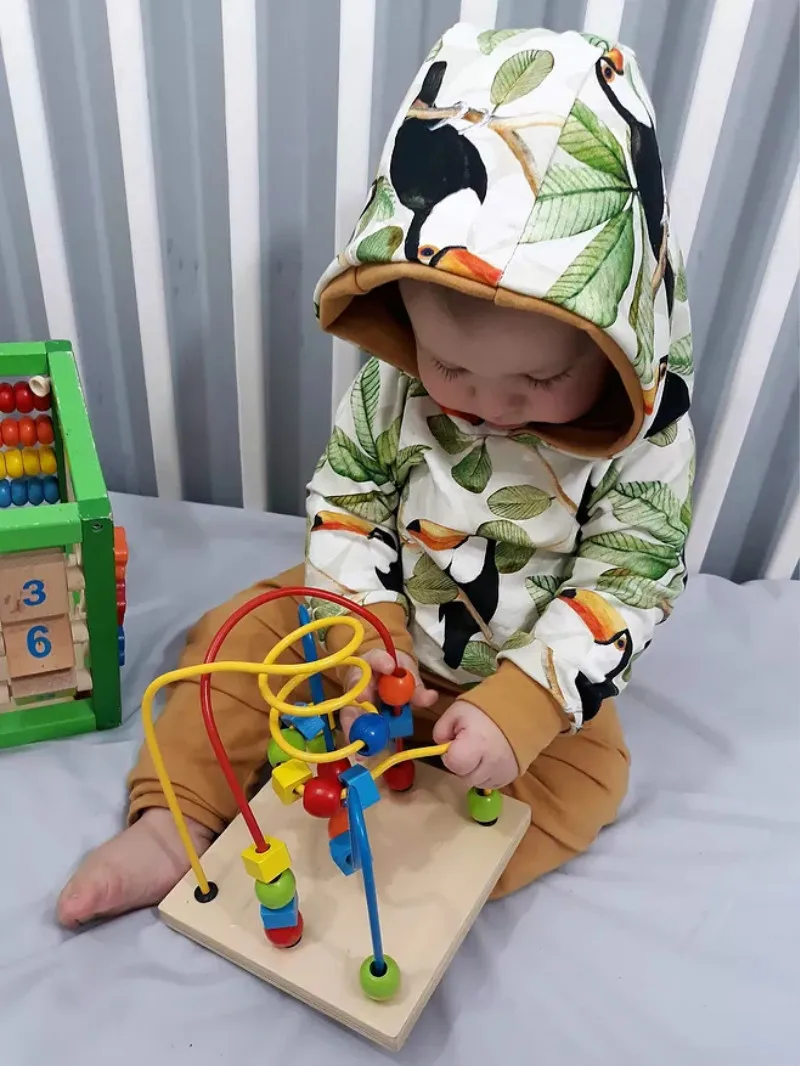 

Newborn Baby Boys Girls Hooded Tops+Long Pants Set Kids Clothes Outfit pudcoco Newborn Baby Girls boys cartoon Bird clothing