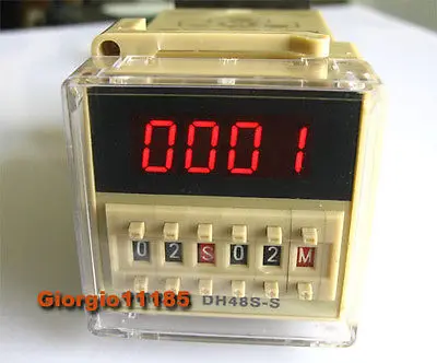 

12V DC Programmable Double Time Delay Relay DH48S-S