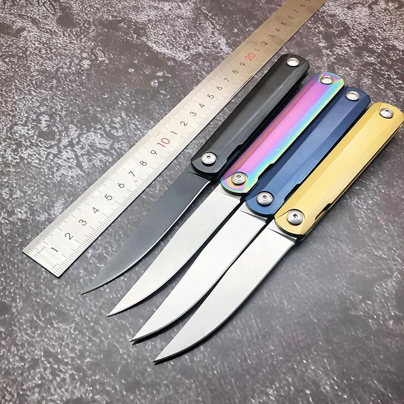 

Hot Selling Folding Pocket 9cr13Mov blade Steel handle Ball Bearing Knife Outdoor Hunting Tactical Camping Fruit Knife EDC Tool