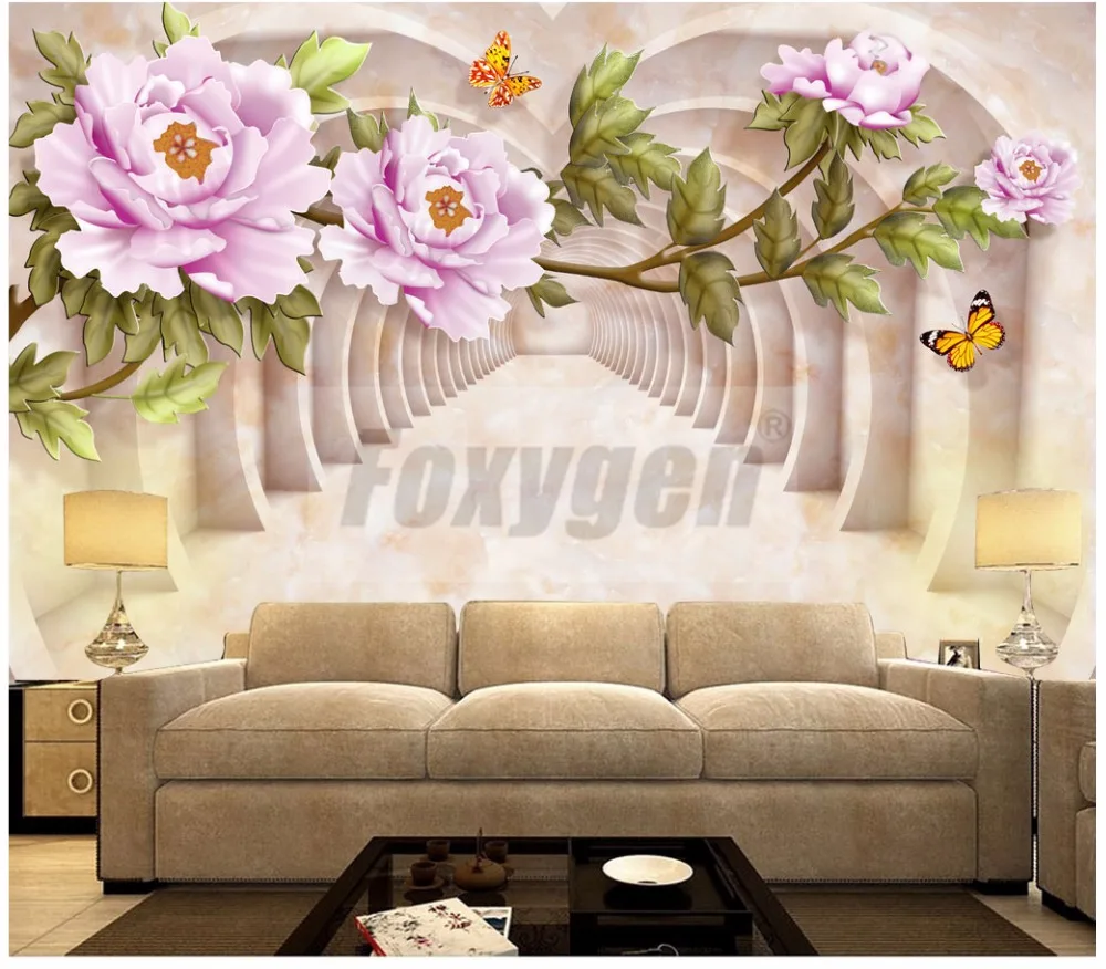 3D Mural Flower Designs wallpaper for living room background and wall decoration  (82)