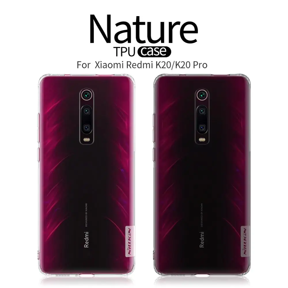Оригинальный чехол NILLKIN для Xiaomi Redmi K20 натуральный прозрачный мягкий из ТПУ