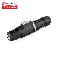 Ronde Quick Push Pull Draad Outdoor Waterdichte Kabelboom M16 2 3 4 5 Pin Man Vrouw Connector(China)