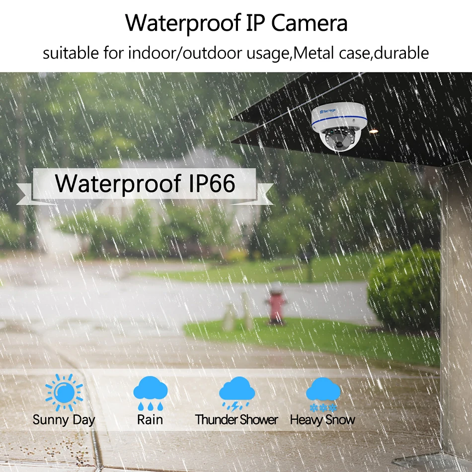 Techage 1080P HD IP Сетевая камера Onvif Домашняя безопасность CCTV видеонаблюдение 2.0MP P2P IR