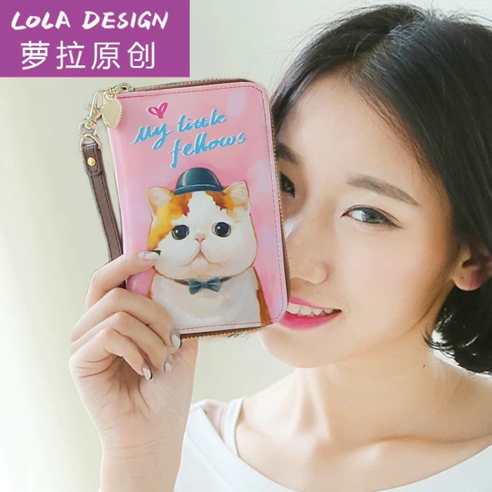 

Princess sweet lolita coin purse Original student card bag short wallet female Korean Edition high school lovely wallet LLD083