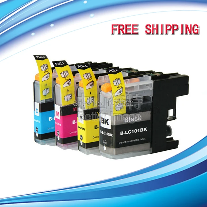 XIMO LC101 ink cartridge kompatibel untuk brother printer, harga grosir untuk Brother DCP-J152W MFC-J245 MFC-J285DW dll.