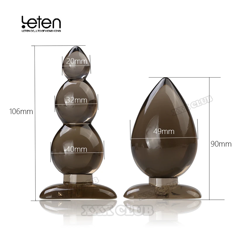 Leten 4pcs/set Silicone Anal Plug, Anal Balls, butt plug, Anal Dildo with package well Sex Toys Adult Products for Women and Men 2 Leten 4pcs/set Silicone Anal Plug, Anal Balls, butt plug, Anal Dildo with package well Sex Toys Adult Products for Women and Men 2