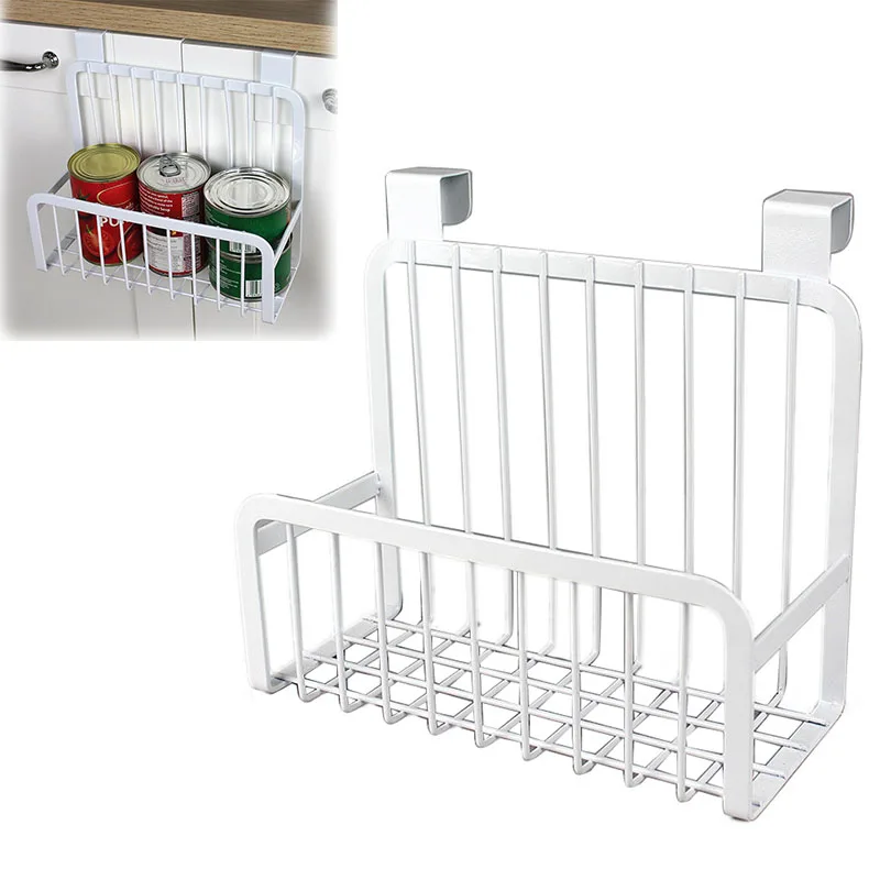 

1 Pcs Portable White Room Hanging Storage Basket Space-save Rack Home Cabinets Kitchen Bath Shower Desk Storage Rack