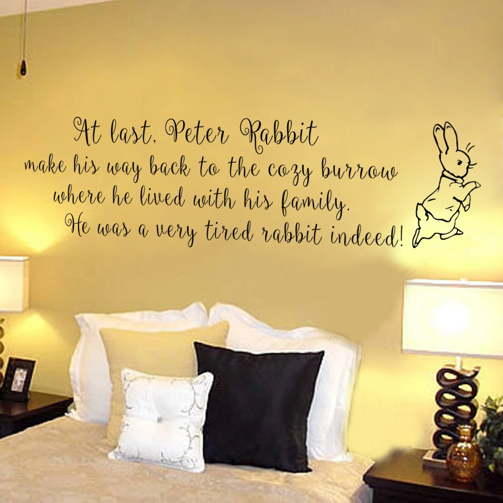 peter rabbit wall art nursery