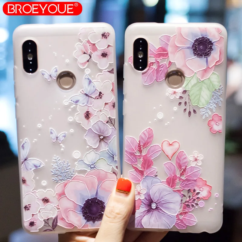 

BROEYOUE Case For Xiaomi Redmi Note 4X 5A 5 Pro 3 Relief Case For Xiaomi Redmi 4X 4A 5A 5 Plus 3X 4 Prime 4 Pro MiA1 Mi6 5S Case