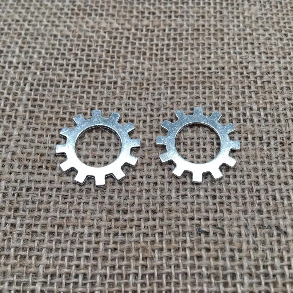 

vintage 10 pcs gear charms gear Pendants fit DIY handmade necklace earring bracelet charms Jewelry Making 24.5*24.5mm