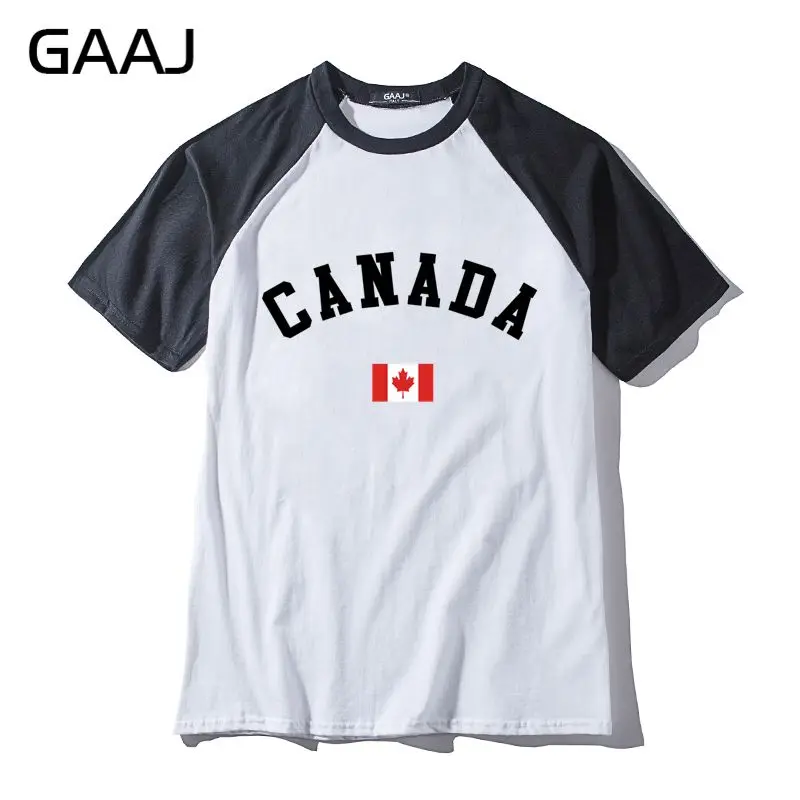 Футболка унисекс с принтом канадского флага модная уличная одежда надписью
