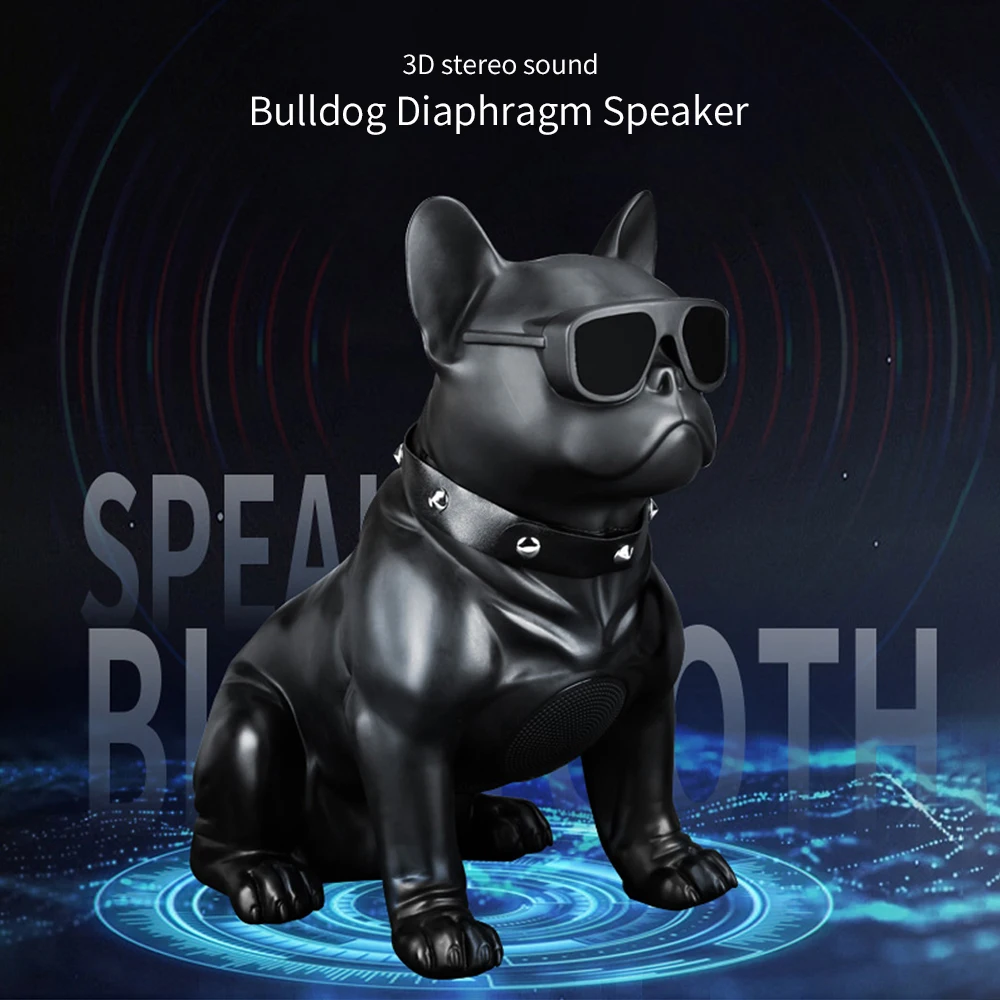 ANRY High definition Sound Ture Wireless Stereo Portable Dog Bluetooth speaker Rechargeable Music Sound TF Aux Loudspeaker