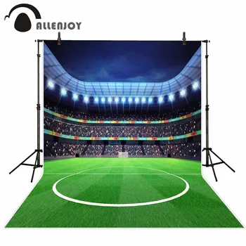 

Allenjoy new arrival photography background Green Grass Football Stadium theme competition natural children camera fotografica