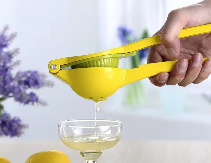 

Black High quality juicer/Aluminum Manual hand crank juicer double Lemon squeezer cooking fruit vegetable tools Eco-Friendly