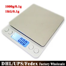 Торговля) 60 Наборы для ухода за кожей i-2000 1000 г x 0.1 г Цифровой Кухня подсчета Весы
