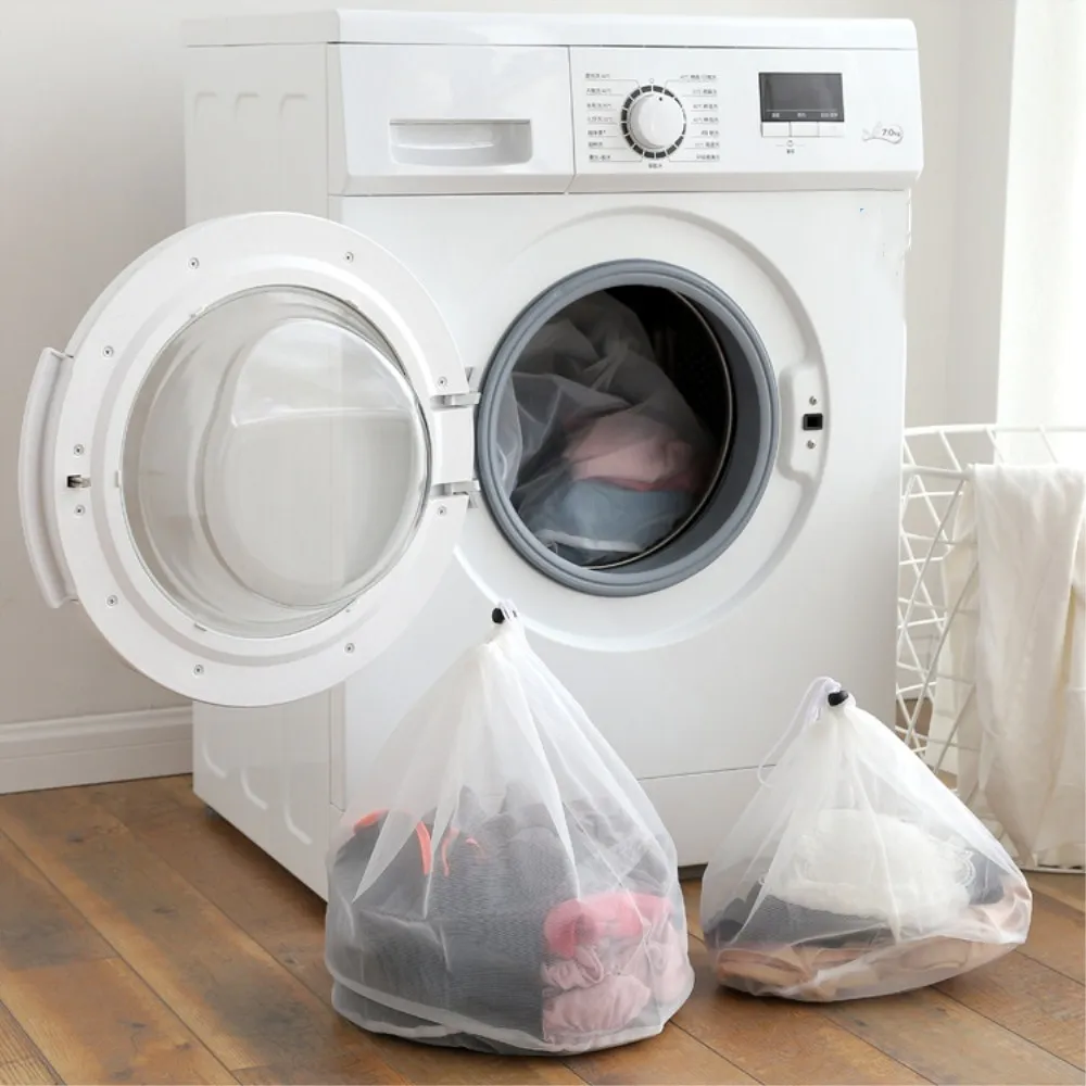 

Drawstring Laundry Bags Bra Underwear Products Baskets Mesh Bag Household Cleaning Tools Laundry Wash Care Travel Accessories