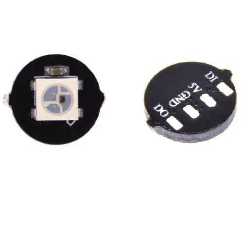 Светодиодный rgb-диск 10 шт. 1 бит WS2812 5050 RGB светодиодный + интегрированные драйверы