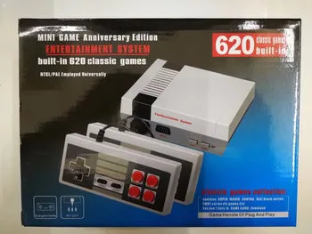 

5pcs TV Video Game Console AV Out Handheld Game Player Consola for Nes Games with 620 Different Built-in Games