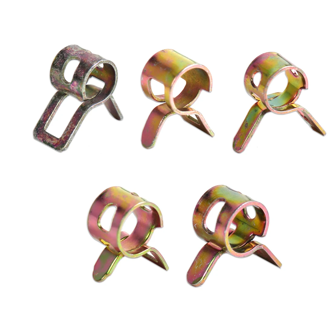 CITALL Motorcycle 50pcs Spring Clip Vacuum Fuel Hose Clip Line Silicone Pipe Tube Band Clamps