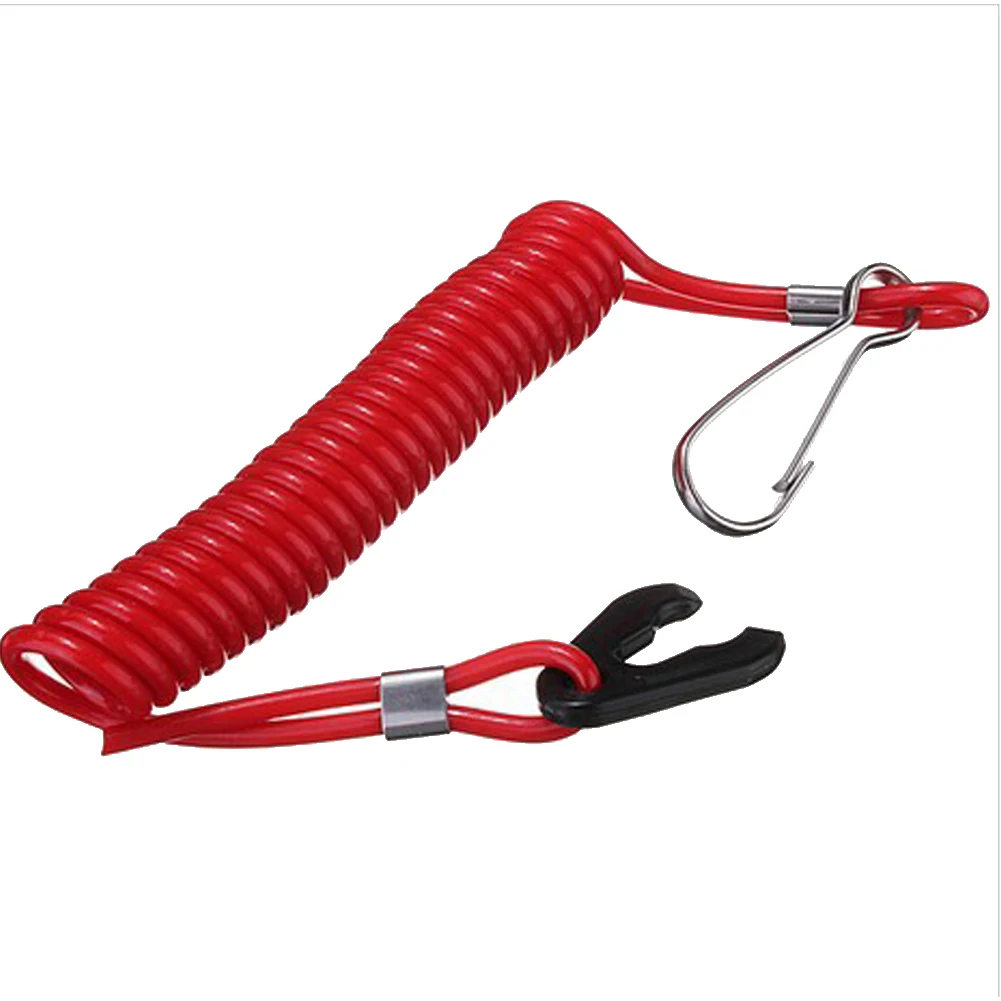 

Parts Safety Kill Tether Lanyard Engine Outboard Motor Marine Boat Stop Switch For Yamaha