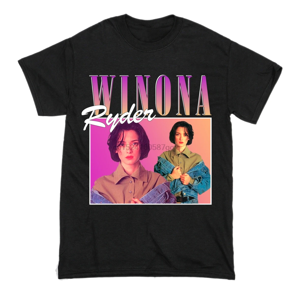 Мужская футболка, Винтажная Футболка Winona Ryder, женская футболка