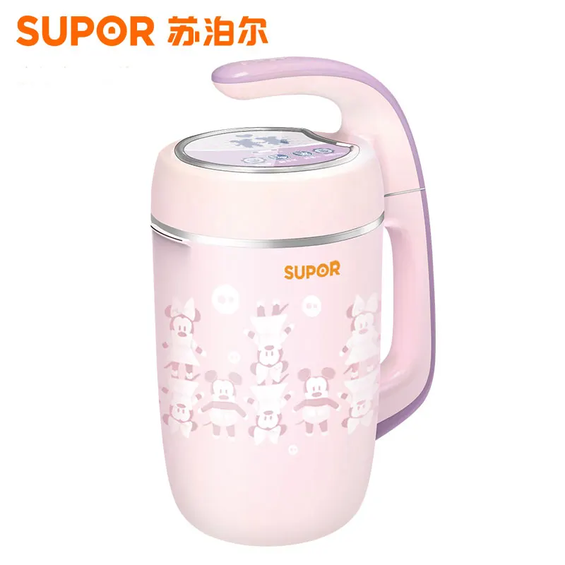 

Intelligent Fine Cooking Stainless Steel Low Noise 1000w Soybean Milk Machine with Cute Appearance Pink