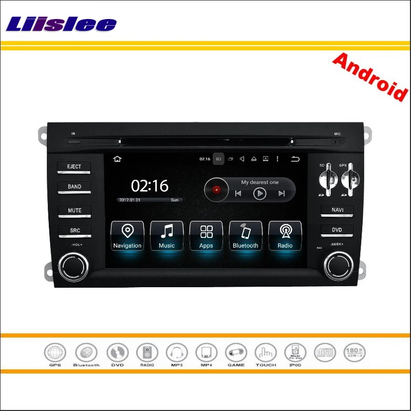 Clearance Liislee Car Android Multimedia For Porsche Cayenne 2003~2010 - Stereo Radio CD DVD Player GPS Map Nav Navi Navigation System 1