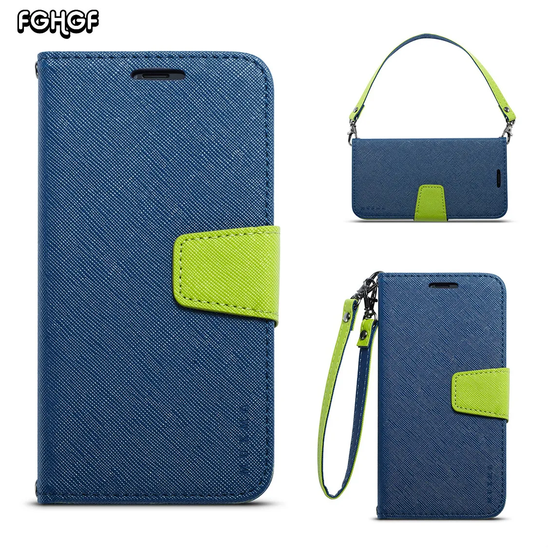 

FGHGF Shell For Google Pixel 2XL Case Dual Colors Wallet Cover For Google Pixel XL Magnetic Flip Case For Google Pixel 2 Cover