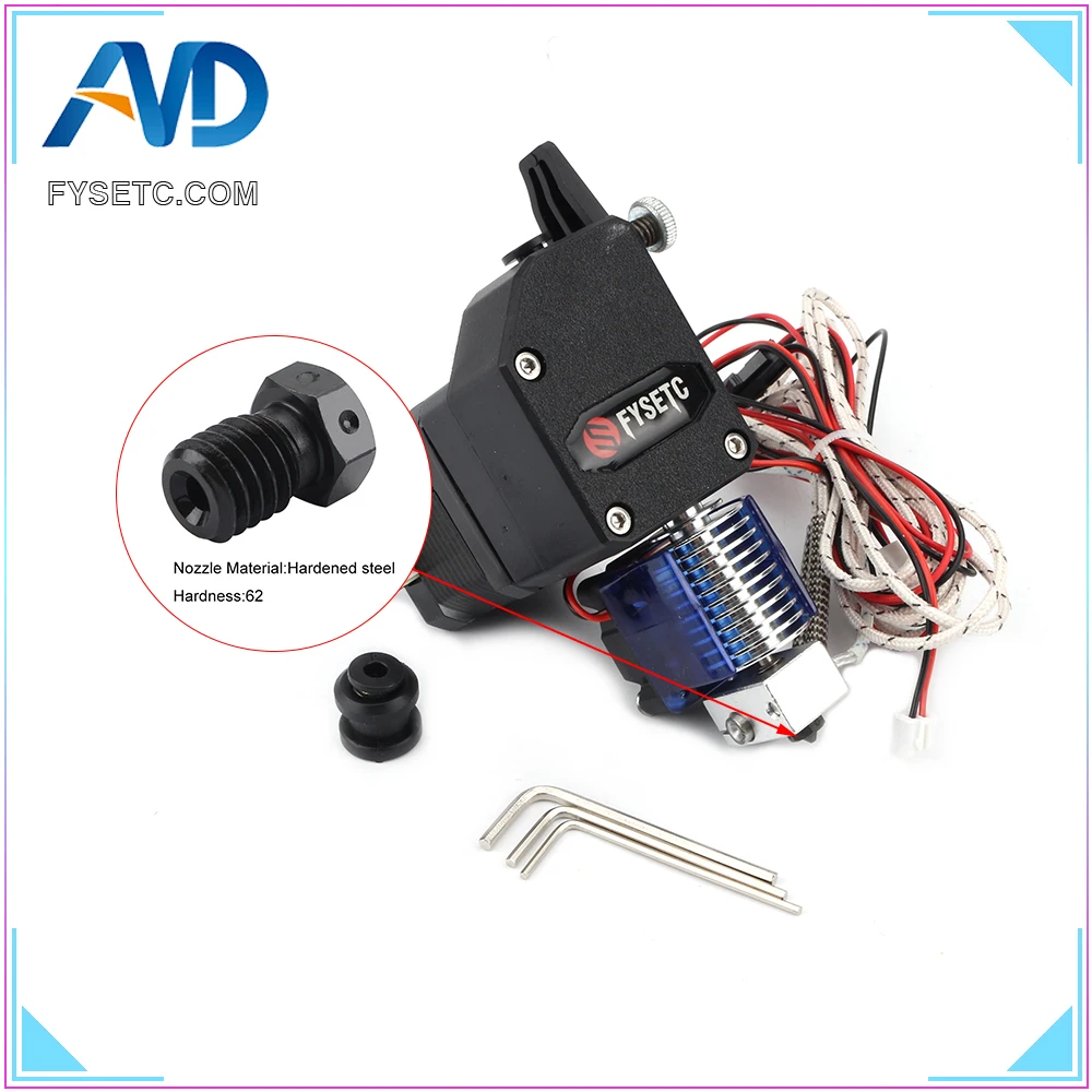 BMG Extruder Bowden v6 Hotend Dual Drive Extruder With PT100 Sensor