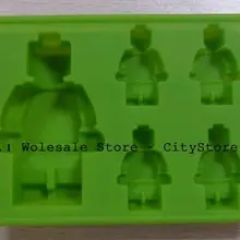 Новое поступление Робот Форма для льда Минифигурка силиконовая форма для льда лоток для льда робот кубик льда Минифигурка кубик льда