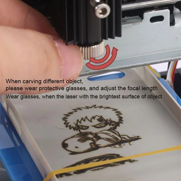 New NEJE JZ-6 250mW Mini Laser Engraver Printer Carver Auto Engraving Machine S6R4 DIY Engraver With Laser Protective Glasses (6)