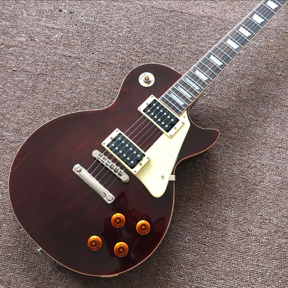 Custom shop, standard custom electric guitar.fingerboard binding Standard gitaar,one piece neck and one piece body guitarra.
