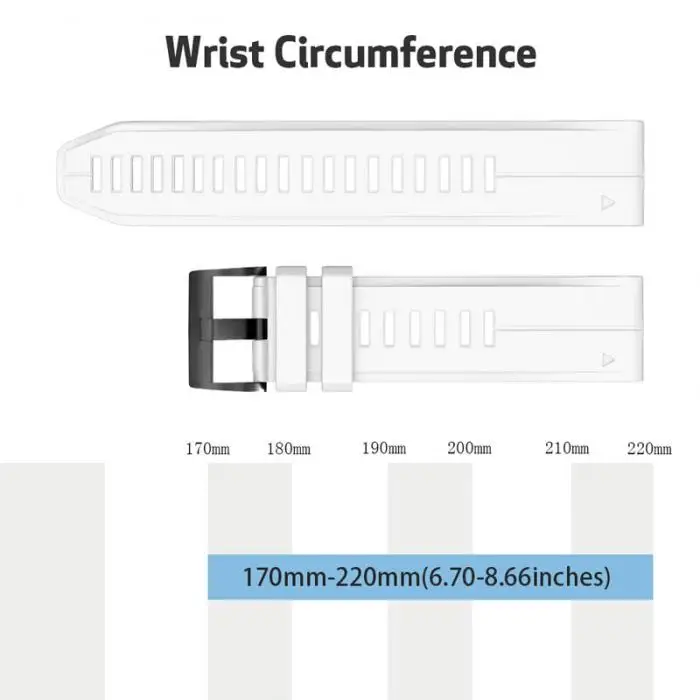 Wristband силикона быстроразъёмное соединение ленточная Сменные аксессуары для смарт-часов Garmin fenix 5/5 Плюс/935/S60 SD998