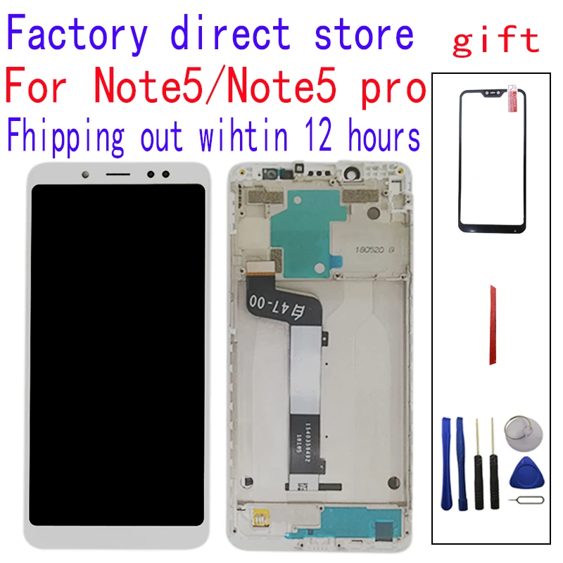 

Original LCD For Xiaomi Redmi Note 5 LCD With Frame Display Screen Replacement For 10-Touch Note5 Pro LCD Display Screen