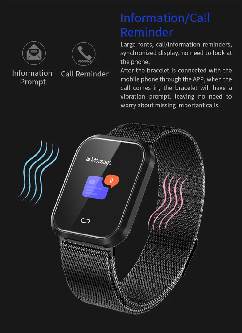 Smart Bracelet CD16 Men MALE Smart Watch Q9 Sleep Monitor Bluetooth Smart Band Sport Smartwatch Q7S For Android IOS Smartphone