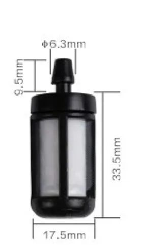 

5pcs Fuel Filter for Stihl FS38 FS45 FS46 FS55 HL45 HS45 FC55 MS180 MS250 Replace