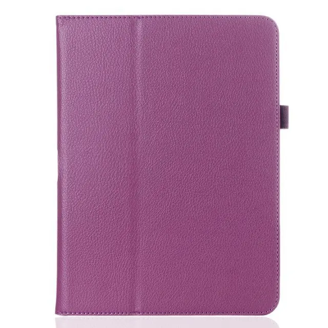 Чехол для Galaxy Tab 3 P5200 откидной складной чехол-книжка из искусственной кожи чехол для планшета умный чехол-подставка для SAMSUNG Tab 3 GT-P5200 - Цвет: purple