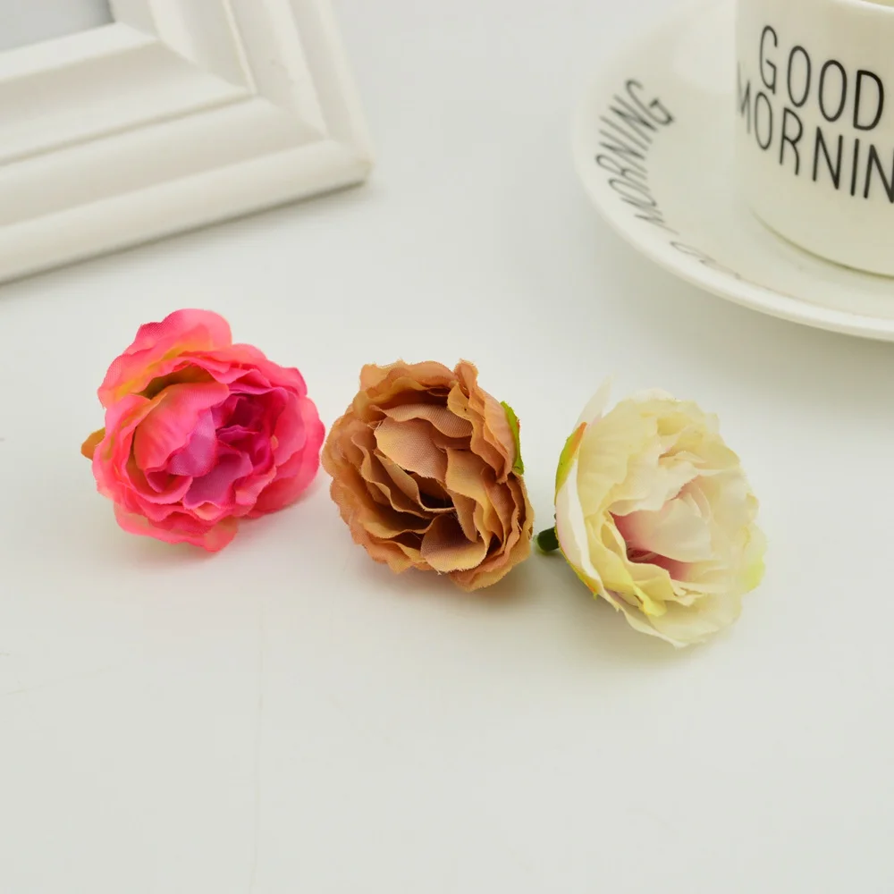 200pcs artificial flower for garden DIY wedding decorative wreath fake flower wall Eternal flowers wrist corsage silk rose heads 200pcs artificial flower for garden DIY wedding decorative wreath fake flower wall Eternal flowers wrist corsage silk rose heads